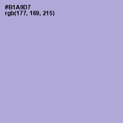 #B1A9D7 - Cold Purple Color Image