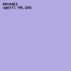 #B1A9E2 - Biloba Flower Color Image