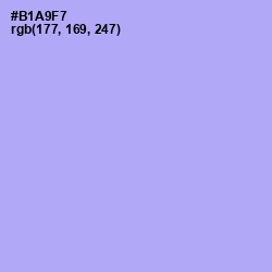 #B1A9F7 - Biloba Flower Color Image