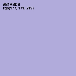 #B1ABDB - Cold Purple Color Image