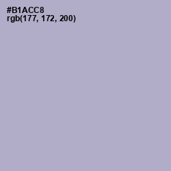 #B1ACC8 - London Hue Color Image