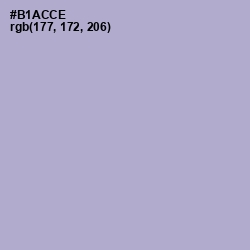 #B1ACCE - London Hue Color Image