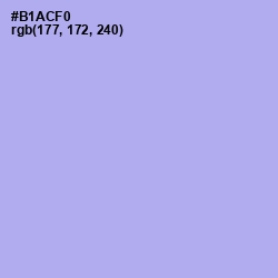 #B1ACF0 - Biloba Flower Color Image