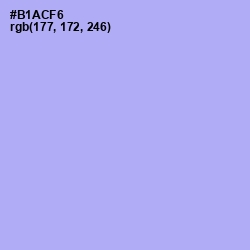 #B1ACF6 - Biloba Flower Color Image