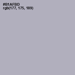 #B1AFBD - Bombay Color Image