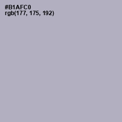 #B1AFC0 - London Hue Color Image