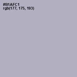 #B1AFC1 - London Hue Color Image