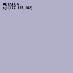 #B1AFCA - London Hue Color Image