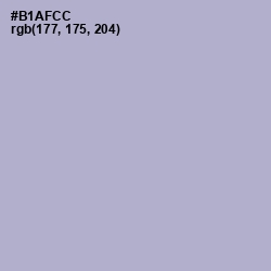 #B1AFCC - London Hue Color Image