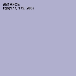 #B1AFCE - London Hue Color Image