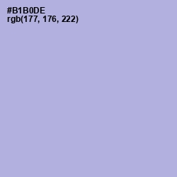 #B1B0DE - Lavender Gray Color Image
