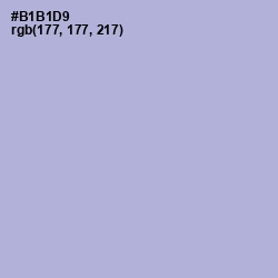 #B1B1D9 - Lavender Gray Color Image