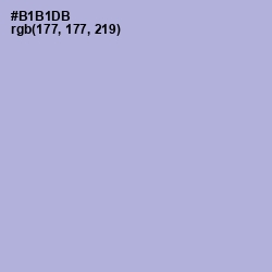 #B1B1DB - Lavender Gray Color Image