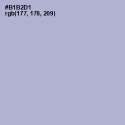 #B1B2D1 - Lavender Gray Color Image