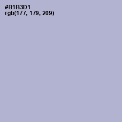 #B1B3D1 - Lavender Gray Color Image