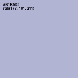 #B1B5D3 - Lavender Gray Color Image