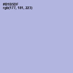 #B1B5DF - Lavender Gray Color Image