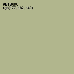 #B1B68C - Swamp Green Color Image