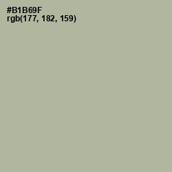 #B1B69F - Heathered Gray Color Image