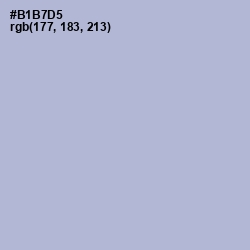 #B1B7D5 - Lavender Gray Color Image