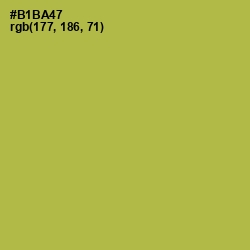 #B1BA47 - Olive Green Color Image