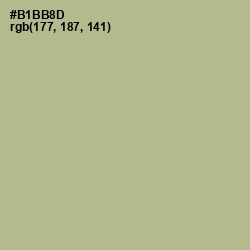 #B1BB8D - Swamp Green Color Image