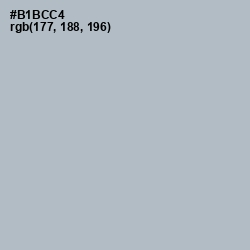 #B1BCC4 - French Gray Color Image