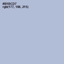 #B1BCD7 - Lavender Gray Color Image