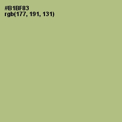 #B1BF83 - Swamp Green Color Image