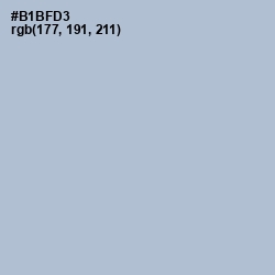 #B1BFD3 - Lavender Gray Color Image