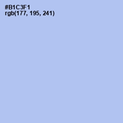 #B1C3F1 - Spindle Color Image