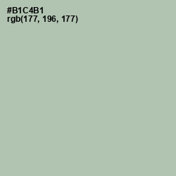 #B1C4B1 - Green Spring Color Image