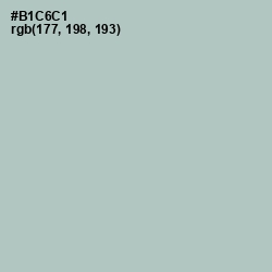 #B1C6C1 - Powder Ash Color Image