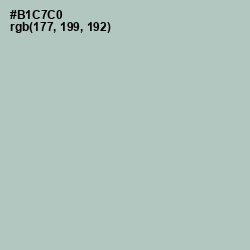 #B1C7C0 - Powder Ash Color Image