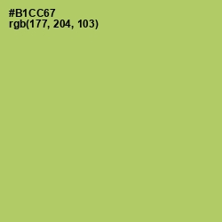 #B1CC67 - Wild Willow Color Image