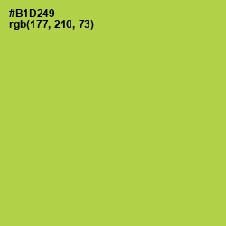 #B1D249 - Conifer Color Image