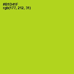 #B1D41F - Bahia Color Image