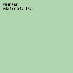 #B1D5AF - Moss Green Color Image