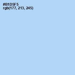 #B1D5F5 - Spindle Color Image