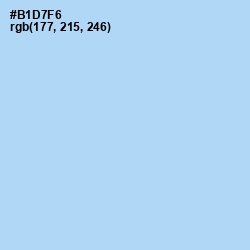 #B1D7F6 - Spindle Color Image