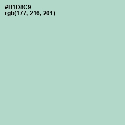 #B1D8C9 - Jet Stream Color Image