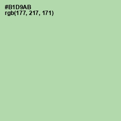 #B1D9AB - Moss Green Color Image