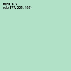 #B1E1C7 - Fringy Flower Color Image