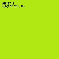 #B1E712 - Inch Worm Color Image