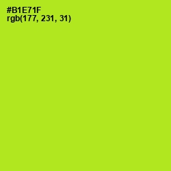 #B1E71F - Inch Worm Color Image