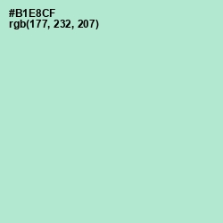 #B1E8CF - Fringy Flower Color Image