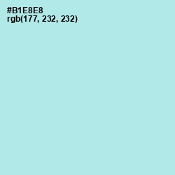 #B1E8E8 - Powder Blue Color Image