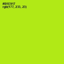 #B1E917 - Inch Worm Color Image