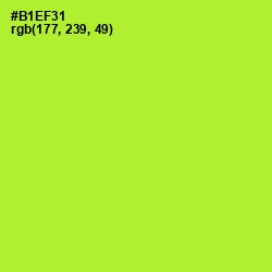 #B1EF31 - Green Yellow Color Image