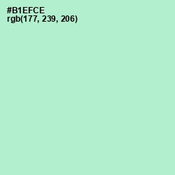 #B1EFCE - Fringy Flower Color Image